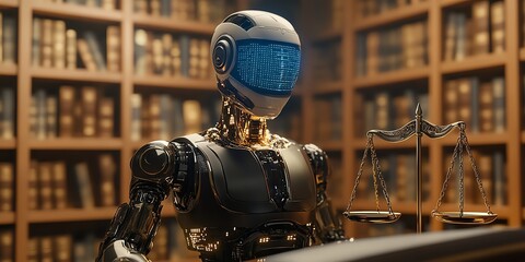 AI lawyer concept