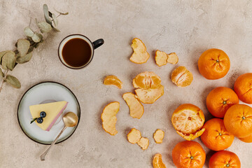 Christmas spirit shines through with delightful desserts and fresh citrus fruits for the holidays.