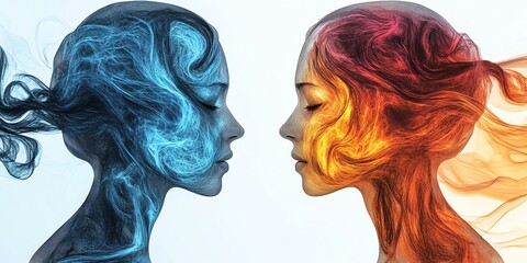 Bipolar disorder concept
