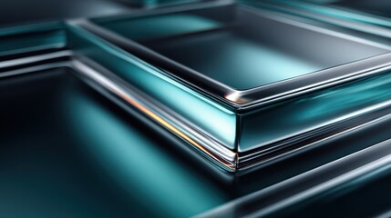 ultra close-up view of a space glass edged shape,  zoomed in at maximum