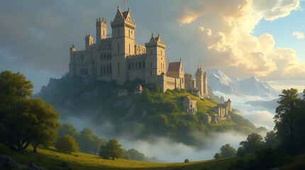 Grand Medieval Castle Fortress