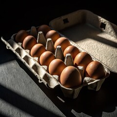 eggs in box