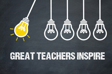 Fototapeta premium Great teachers inspire 