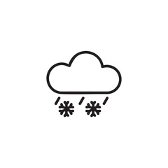 Snow Cloud Icon