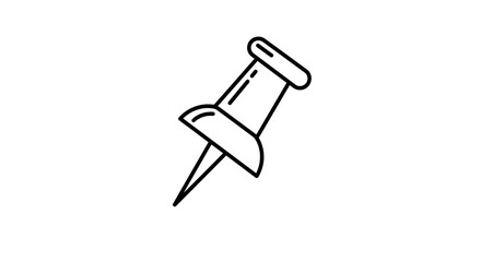 Push Pin Icon – Location Marker Map Pin Symbol