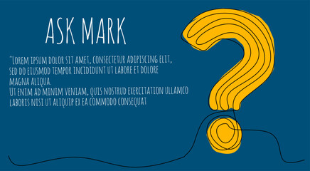 Ask question mark and exclamation vector