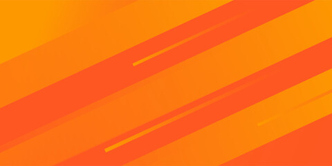 Colorful minimal abstract orange gradient geometric background design. Future geometric pattern with line effect. Bright color graphic creative concept.