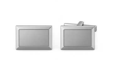 Sleek silver electrical toggle switches isolated on a transparent background