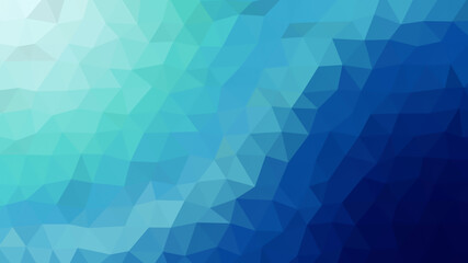 Abstract. Blue. Corporate. A professional abstract background with a blue and teal low poly geometric pattern, ideal for a corporate presentation, a modern technology website, or a business banner art
