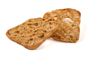 Sliced Toast bread, isolated on white background