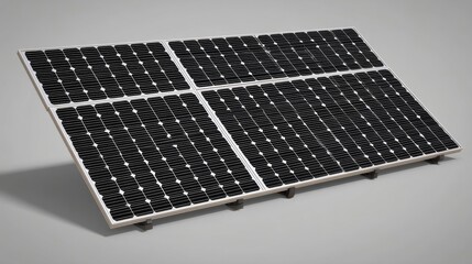 High efficiency solar panels installed on a commercial rooftop harnessing renewable energy with sustainable power soluti