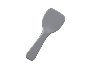 3d spatula icon render illustration