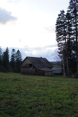Fototapeta premium Old house in the mountain