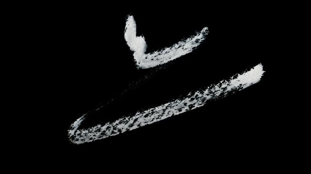 Dirty Film Projector Splice Marks and Writing Effect. High quality 4k footage