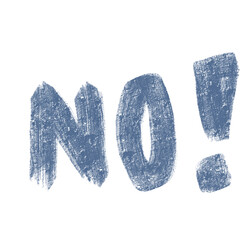A word says No!