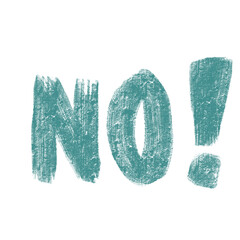 A word says No!