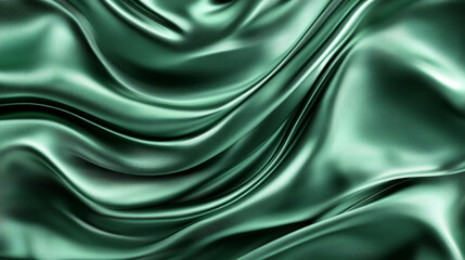 Fototapeta premium Verdant green emerald jade abstract background with ombre gradient and glowing shimmer, symbolizing renewal, vitality, prosperity, balance, and harmony in modern design.