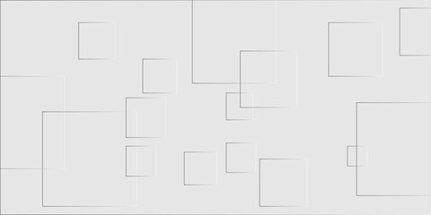 Abstract elegant background white and gray squares texture. Abstract white and grey geometric overlapping square pattern abstract futuristic background technology digital concept.	
