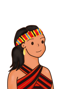 Igorot Woman Illustration 