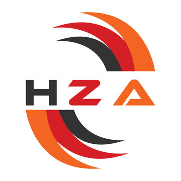 HZA letter design. HZA letter technology logo design. HZA Monogram logo design for an entrepreneur and business.