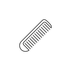Hair Comb Icon Set. Salon and Barber Comb, Hair Brush and Styling Tools Vector Illustration on White Background..eps
