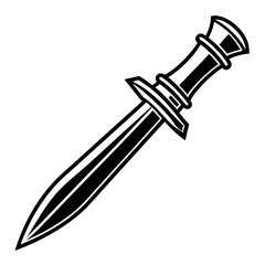 Black color Silhouette Vector Design, Solid White Background (1).eps