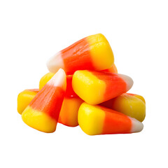 Vibrant Candy Corn Stack for Festive Displays and Sweet Treats