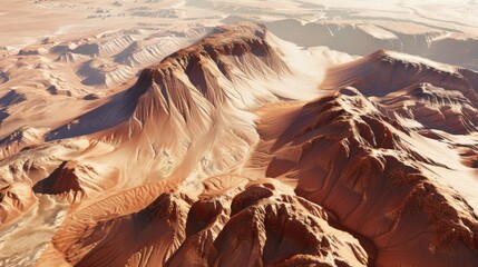 Textured Natural Surfaces: Brown Sandstone Rocks, Rough Desert Canyon Walls & Vintage Paper Grunge Patterns