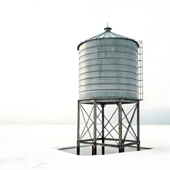 water tank in white background