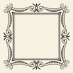 Frame, Border, Ornament, Invitation, Poster frame, Decorative frame, Vintage border, Wedding design, Card template, Classic frame (8).eps