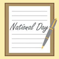 Handwriting, Pen, Paper, Writing, Calligraphy, Notes, Letter, Education, National day, Creative writing (1).eps