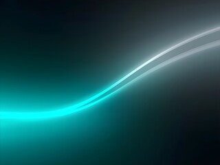 Gradient Background in Smoky Charcoal and Neon Turquoise