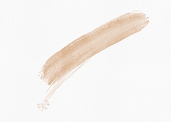 Brown Watercolor Brush Stroke Paper Texture Background