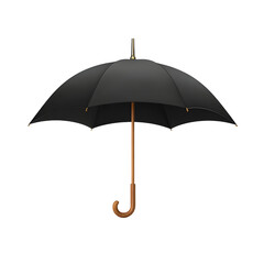 Stylish Umbrella Isolated on White Background for Creative Designs and Concepts