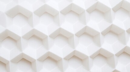 Fototapeta premium Perfect Honeycomb Texture on Minimalist White Background - Detailed and Symmetric Pattern for Design
