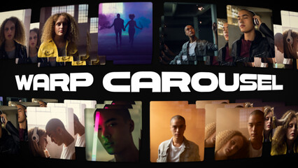 Warp Carousel Titles