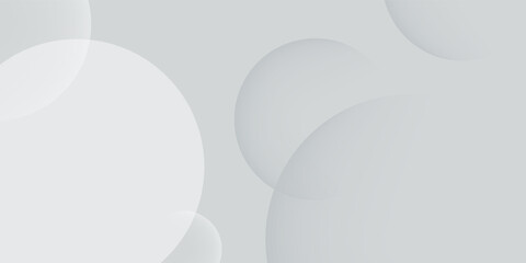 White abstract background with shapes