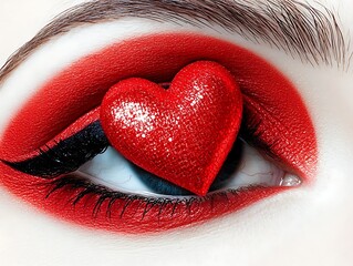 Crimson Heart's Gaze