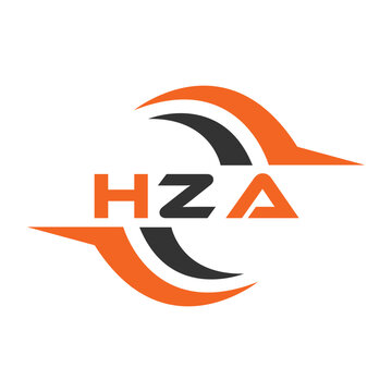 HZA letter design. HZA letter technology logo design. HZA Monogram logo design for an entrepreneur and business.