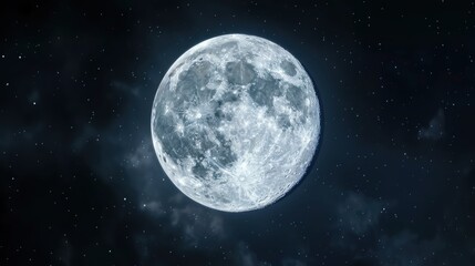 Lunar Astronomy Vistas: Full Moon Craters, Dark Night Skies, 3D Lunar Surface Orbits & Abstract Moonlight Backgrounds