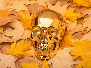 Golden Mortality's Autumn Embrace