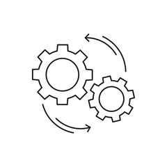 Workflow and Technology Icons .Innovation, System Integration, and Smart Solutions Vector Set.eps