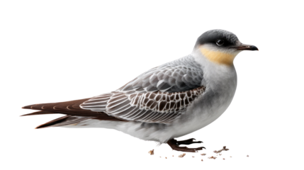 Arctic Tern in Profile: A solitary Arctic Tern, a testament to the marvels of the avian world, stands proudly in profile, showcasing its sleek plumage and distinctive features.