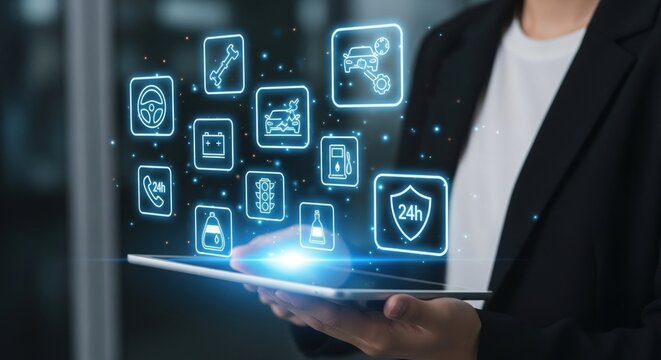 Digital Automotive Services Platform on a Modern Tablet