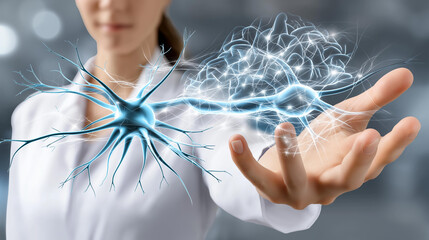 Neuromorphic Engineering: Scandinavian Hardware Architect Analyzes Brain-Inspired Computing Models on Synaptic Processing Display. Using Neuromorphic Design System He Creates Biolo