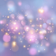 Fototapeta premium abstract background with bokeh lights and glitter
