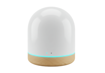 Isolated aromatherapy diffuser creates calm and relaxing ambiance in any room, no background