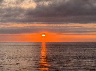 Sunset over the Magnificent Ocean