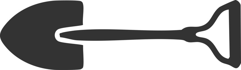 black and white garden too vector illustration, labor gardening tool