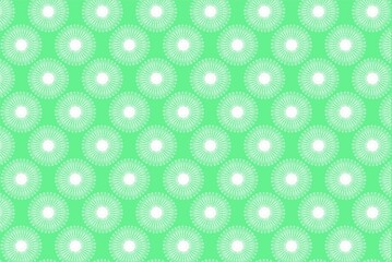 Green design with white icons